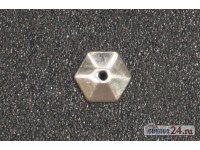 Чешуйки CR119 Шестигранка, 4,5 х 4,5 мм., никель, 100 шт.